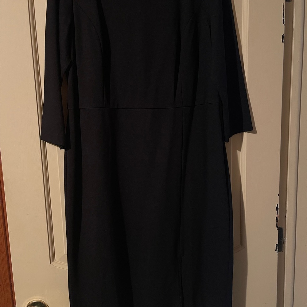 Talbots NWT Classic Black Ponte Dress